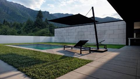 Moradia térrea T3 com piscina, em Soutelo, Vila Verde