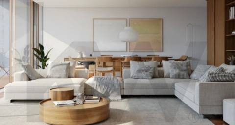 Moradia T3 com pátio e jardim em Arcozelo inserido em condomínio