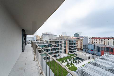 T3 de Luxo em Matosinhos Sul no empreendimento Litoral Living com vistas Mar