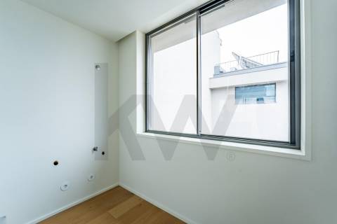 T3 de Luxo em Matosinhos Sul no empreendimento Litoral Living com vistas Mar