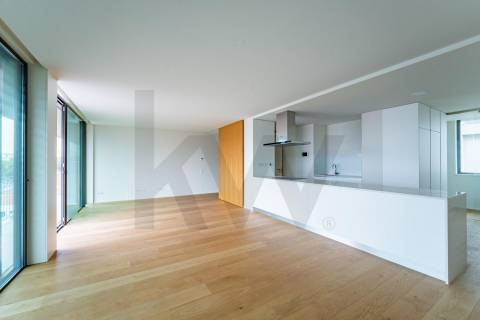 T3 de Luxo em Matosinhos Sul no empreendimento Litoral Living com vistas Mar