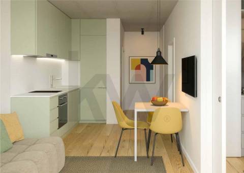 Viva o Futuro em Leça da Palmeira  T1 com Vista Mar