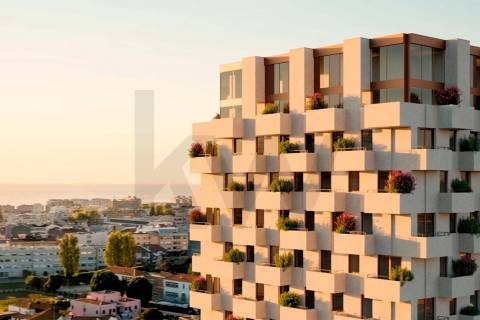 Viva o Futuro em Leça da Palmeira  T1 com Vista Mar