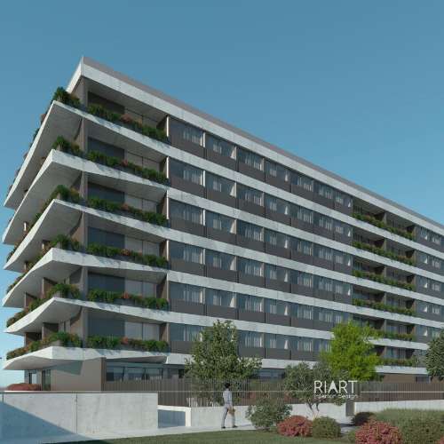 Apartamento T3 novo com varanda em Matosinhos Sul