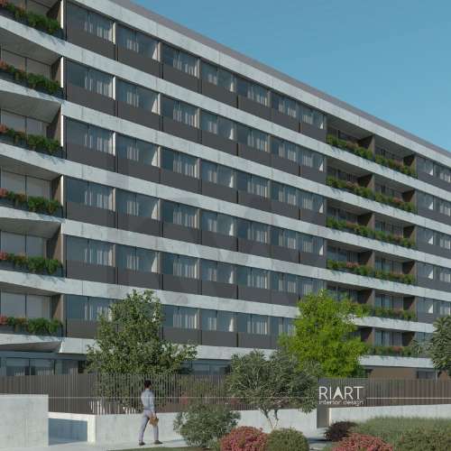 Apartamento T3 novo com varanda em Matosinhos Sul