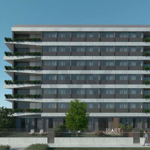 Apartamento T3 novo com varanda em Matosinhos Sul