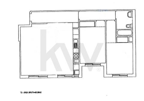 T2 luminoso com lugar de garagem – Valongo, Porto