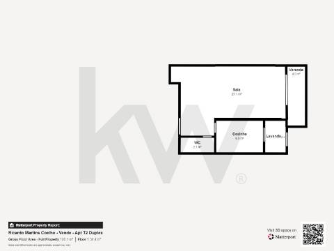 T2 Dúplex Renovado com Garagem, Varandas  a 200 m do Metro de Fânzeres