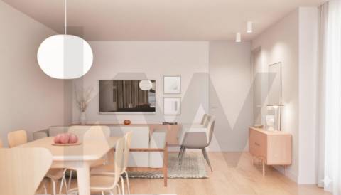 👉T1 novo, com varanda, garagem, no centro de Leça da Palmeira 🏖️