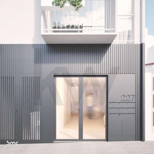 T2 novo, com duas varandas e garagem, no centro de Leça da Palmeira