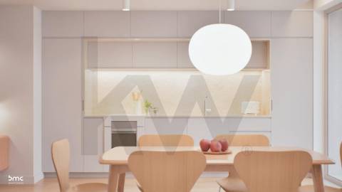 🏡T2 novo, com Terraço e garagem, no centro de Leça da Palmeira 🏖️