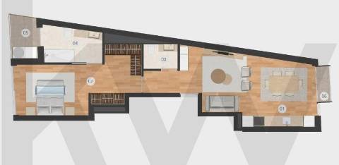 🏡 T1 novo, com varanda, garagem, no centro de Leça da Palmeira 🏖️