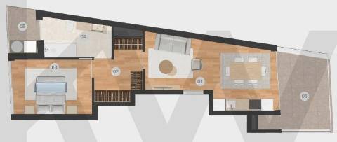 🏡 T1 novo, com Terraço e garagem, no centro de Leça da Palmeira 🏖️