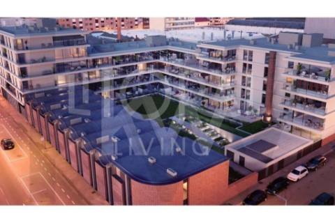 T1 para rendimento na Rua Sousa Aroso. No Litoral Living, Condomínio Fechado em Matosinhos Sul