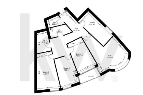 Apartamento T3 com Vistas Mar na Póvoa de Varzim