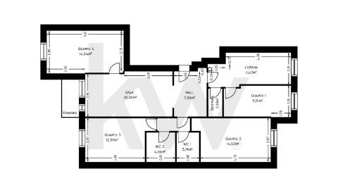 Apartamento T4 Centro de Viana do Castelo