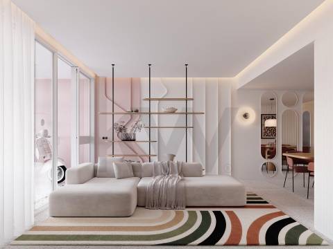 Distinto Apartamento T2 de 113m² com Terraço Privativo