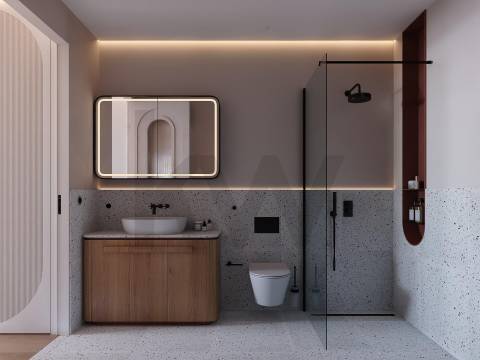 Distinto Apartamento T2 de 113m² com Terraço Privativo