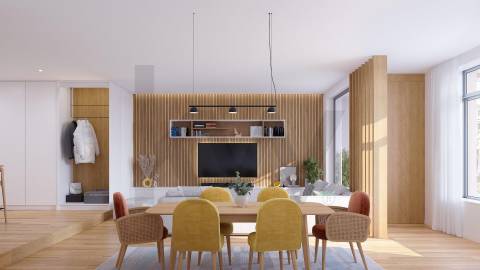 T1+1 Moderno com Acabamentos Premium e Layout Funcional