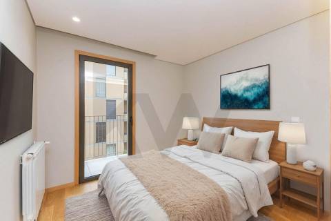 T1 Novo com Varanda, Garagem e Arrumo em Paranhos, Quinta do Covelo, Porto