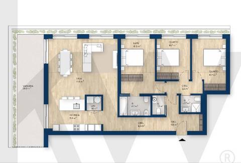 Novo T3.  Viver o Douro. Um privilégio reservado a poucos.