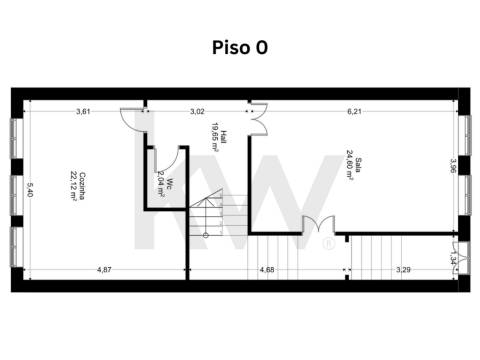 Moradia T4 renovada com terraço no Bonfim, Porto