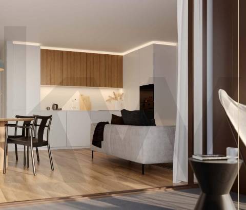 Apartamento T1 com varanda e garagem junto ao Arrábida