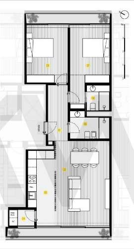 Apartamento T2 para venda na Seca do Bacalhau