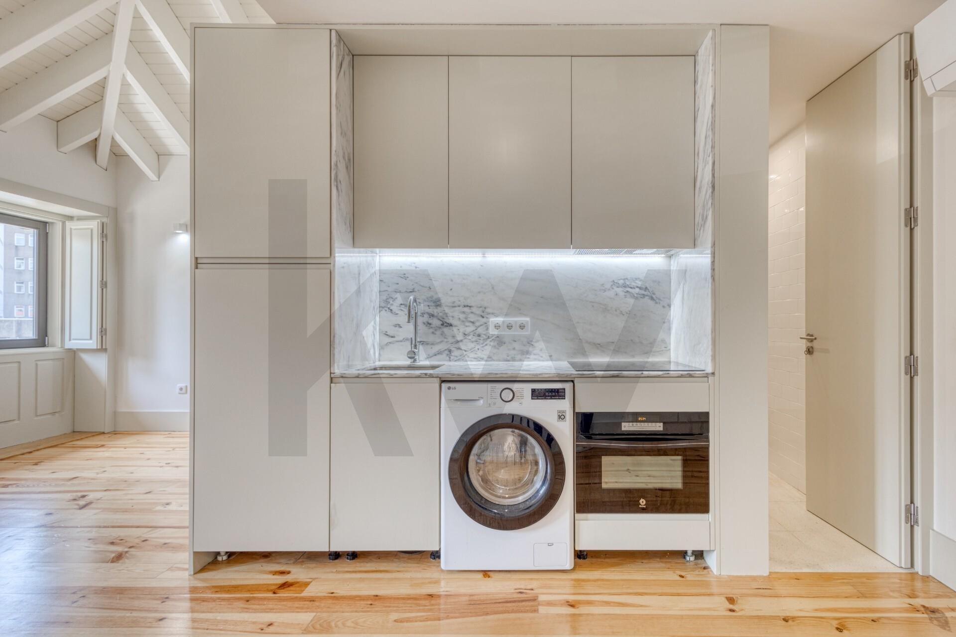 Apartamento T0 Novo  - Arrendamento - Hospital Santo António