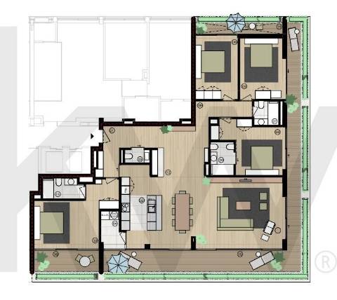 Penthouse  T4 em Matosinhos Sul