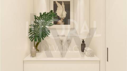 Recuado em Matosinhos Sul - Apartamento T2 de luxo como novo (último piso) em condomínio fechado.