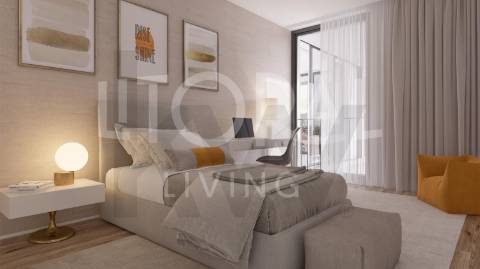 Recuado em Matosinhos Sul - Apartamento T2 de luxo como novo (último piso) em condomínio fechado.