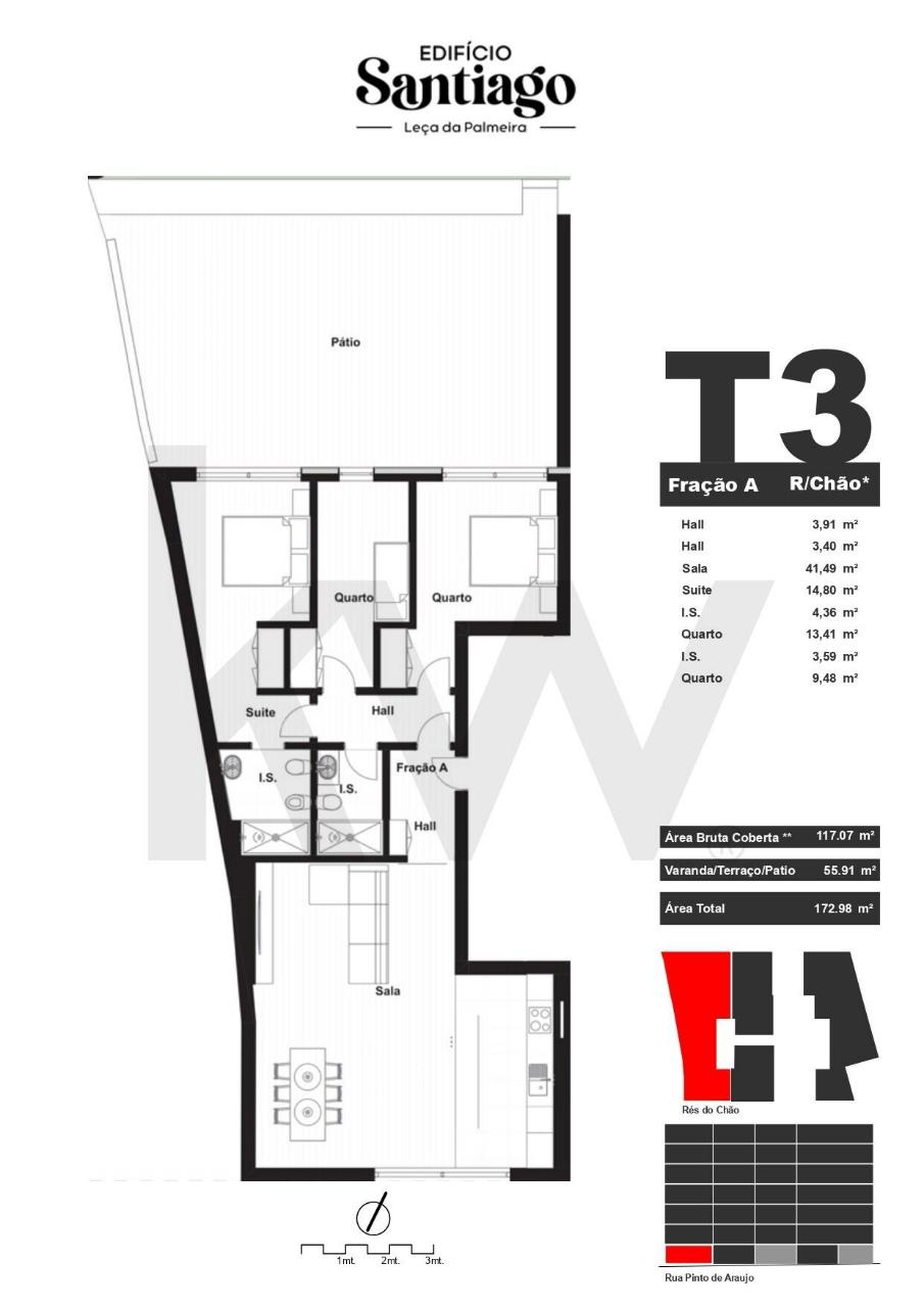 📍Apartamento T3, com terraço e garagem em Leça da Palmeira🏡