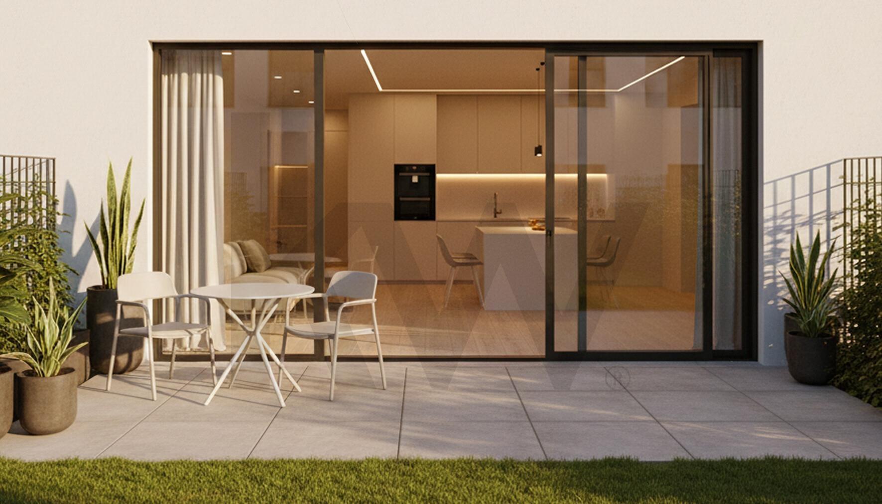 Apartamento T2 com jardim, V. N. Cerveira