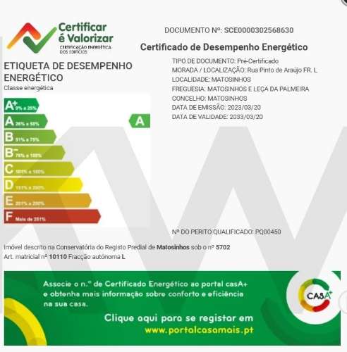 📍Apartamento T3, c/ Varanda e  2 lugares de garagem, no Centro Histórico de Leça da Palmeira🏡