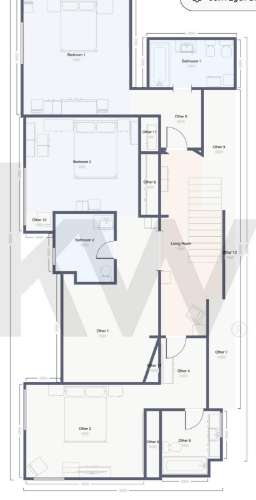 Apartamento T5 Duplex com 3 lugares de garagem em Vereda Tenente Valadim (Canidelo)