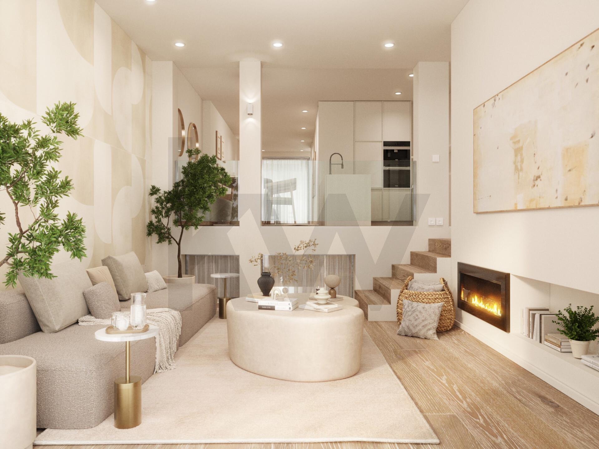 Apartamento T2+1 renovado com terraço no Bonfim, Porto