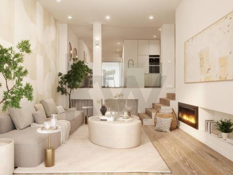 Apartamento T2+1 renovado com terraço no Bonfim, Porto