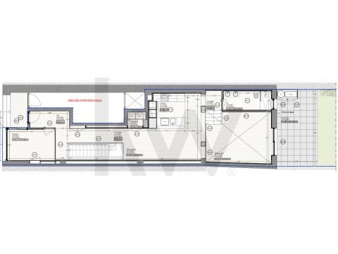 Apartamento T2+1 renovado com terraço no Bonfim, Porto