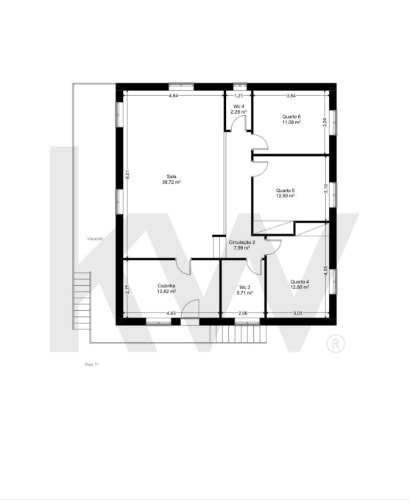 Moradia T6 com varanda e terraço, vista mar em Vila Praia de Âncora