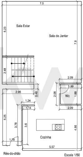 Moradia de luxo em Braga T3 com 3 suítes