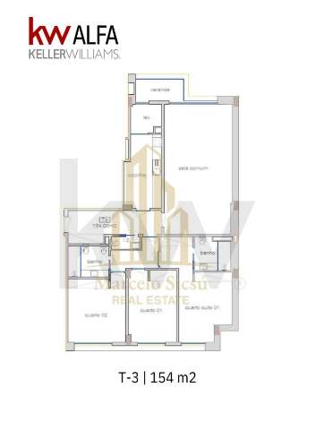 Apartamentos novos T3 e T4 na Avenida da Boavista, com Garagem e Varanda