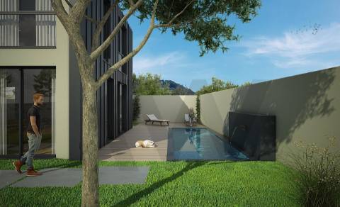 Moradia T3 de Luxo com garagem e piscina em Santo Tirso