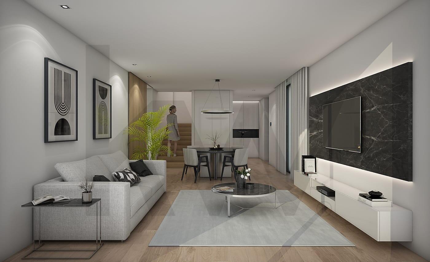 Moradia T3 de Luxo com garagem e piscina em Santo Tirso