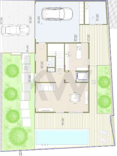 Moradia T3 de Luxo com garagem e piscina em Santo Tirso