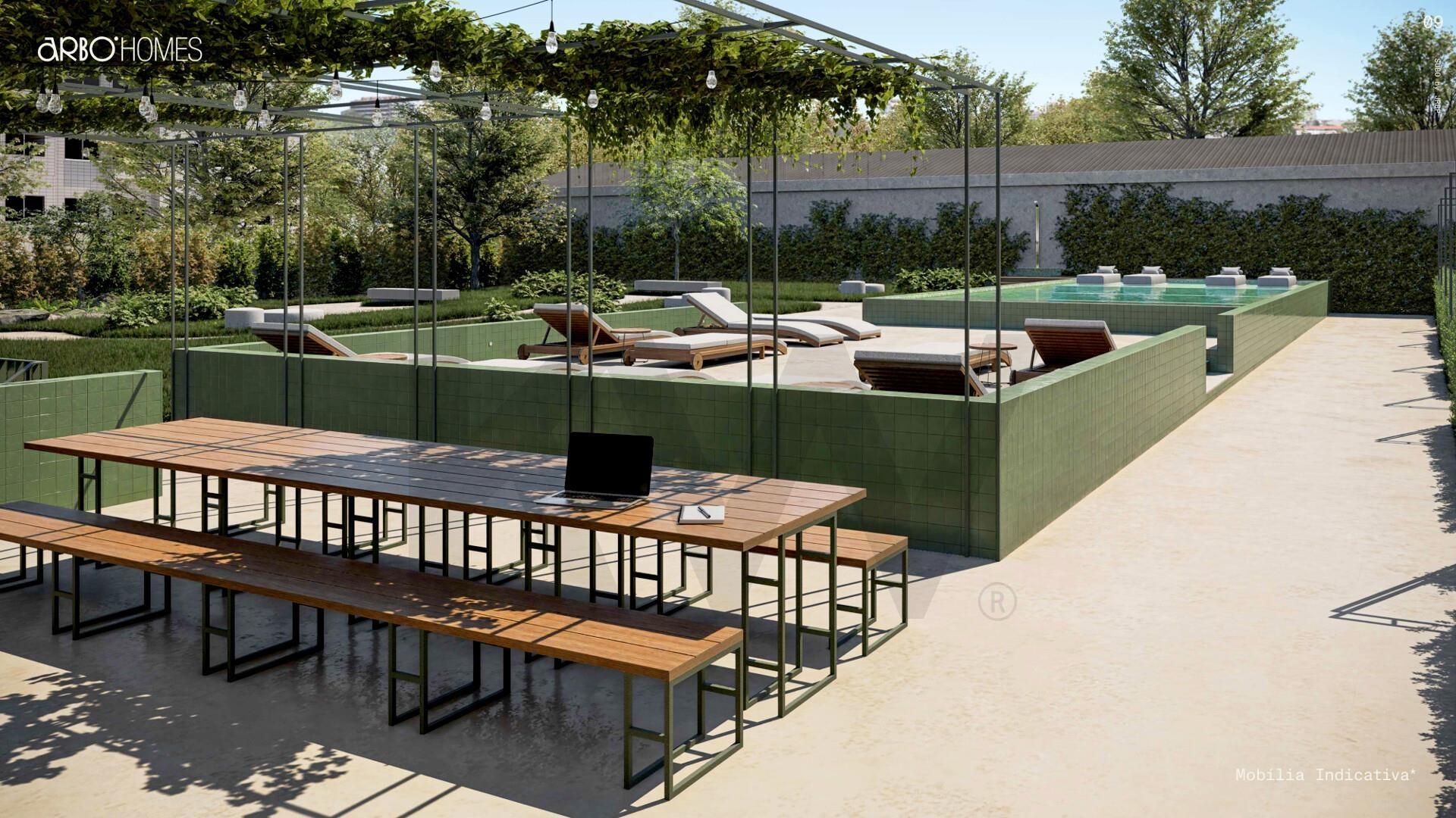 Apartamento T0 Design com Jardim e Piscina no Porto