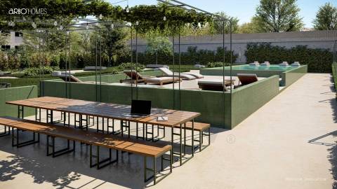 Apartamento T0 Design com Jardim e Piscina no Porto