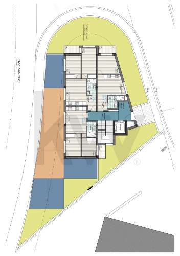 Terreno para construção de prédio - 9 frações