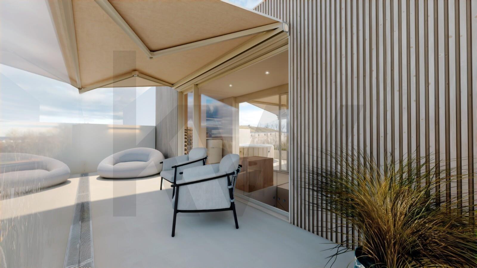 Moradia T3 em construção a 200m praia de Lavra – Arquitetura moderna e elevada eficiência energética