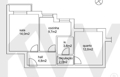 🏡  ARRENDAMENTO T1, com Varanda, Garagem e Elevador, Vilar do Andorinho, V. N. de Gaia